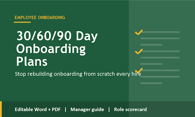 create a new hire onboarding plan and kit