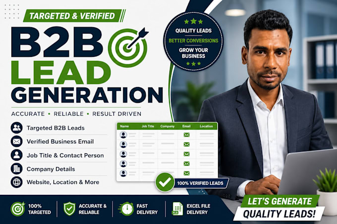 provide targeted b2b leads and email lists