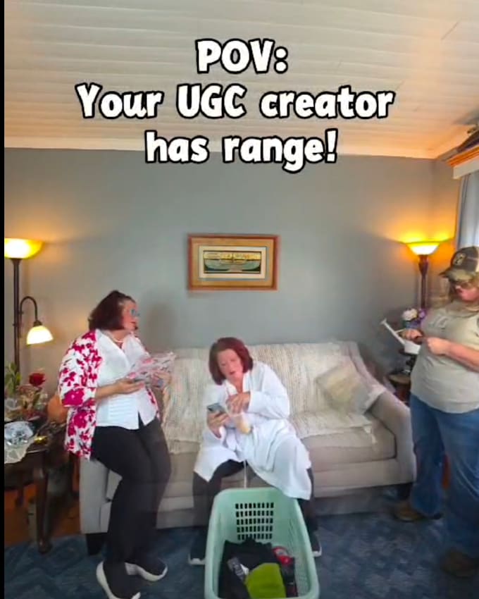 create funny ugc ads and comedy skits for your brand
