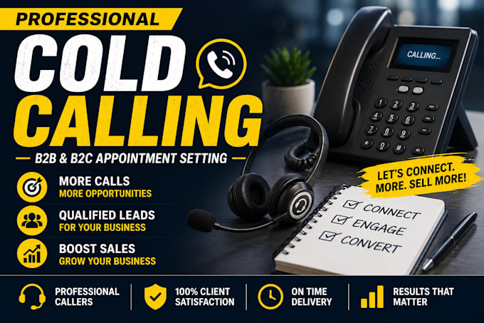 do b2b cold calling, lead generation and appointment setting