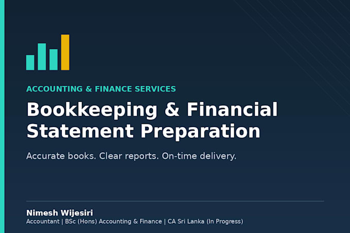 do professional bookkeeping and financial statements