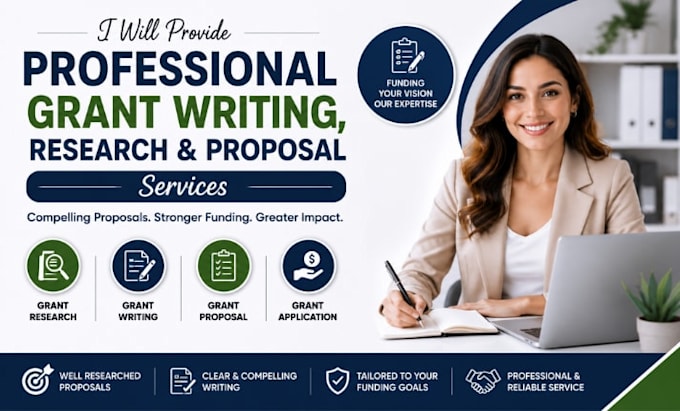 provide professional grant writing, research and proposal services