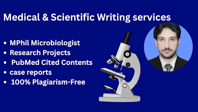 write medical and scientific research articles