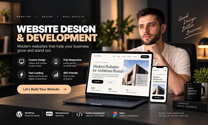 build a professional custom website