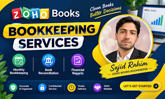 do zoho books bookkeeping, cleanup and reconciliation