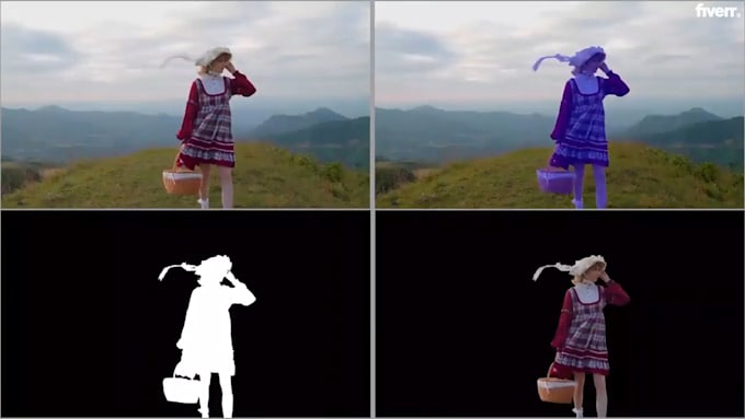 rotoscoping, motion tracking, background remove, from videos