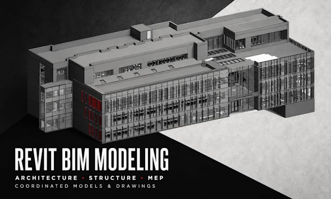 create coordinated revit bim models for architecture structure and mep