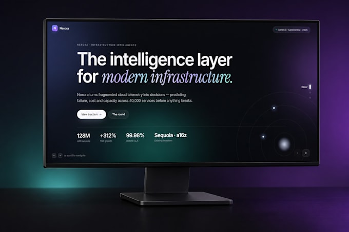 design an interactive HTML presentation