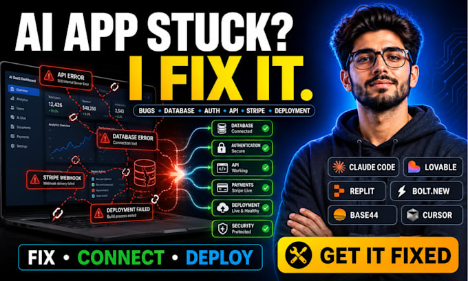 fix supabase firebase auth database api stripe bugs in claude code ai web apps