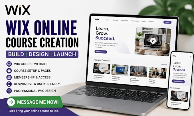 design online course wix website tutor website educational online course website