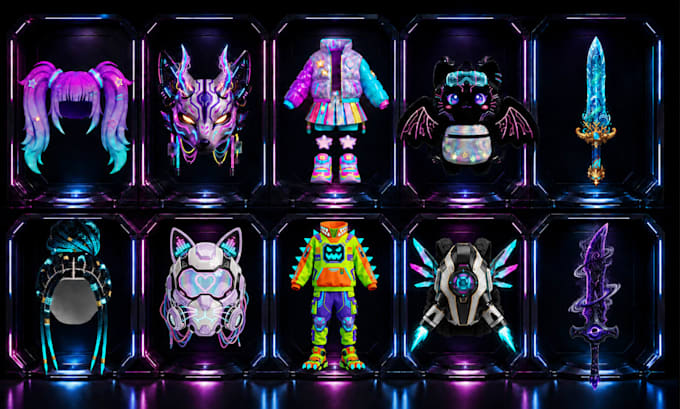 create custom roblox ugc accessories and 3d game assets