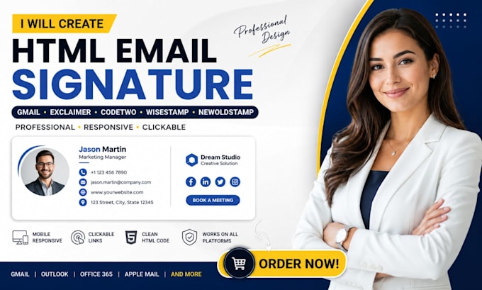 create html email signature gmail exclaimer codetwo wisestamp newoldstamp