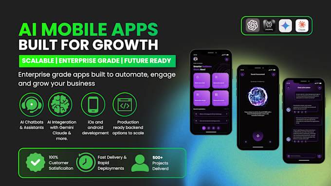 build ai app, ai chatbot app, ai powered app, ai website