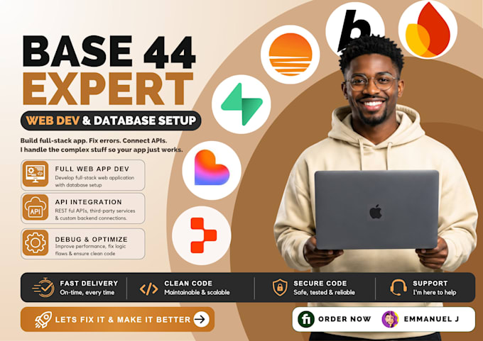 do secure lovable base44 bolt replit ai web app firebase supabase database setup