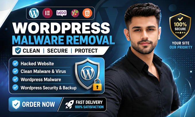 remove wordpress malware, fix hacked site, virus and security issues