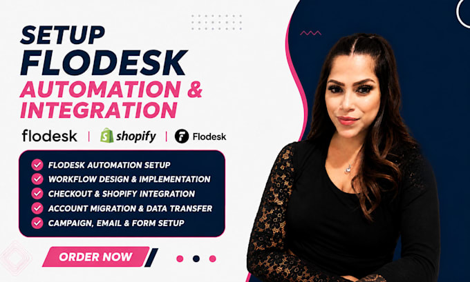 setup flodesk automation workflow checkout shopify integration flodesk migration