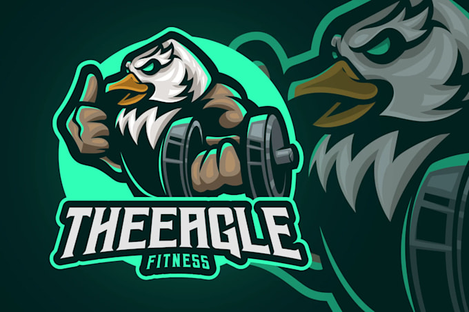 design a strong patriotic eagle logo