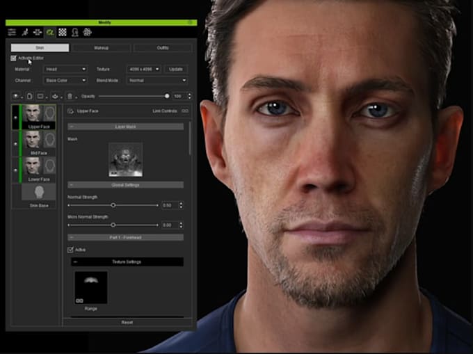 create, rig and customize 3d characters for cc4, cc5, iclone 8, maya unity