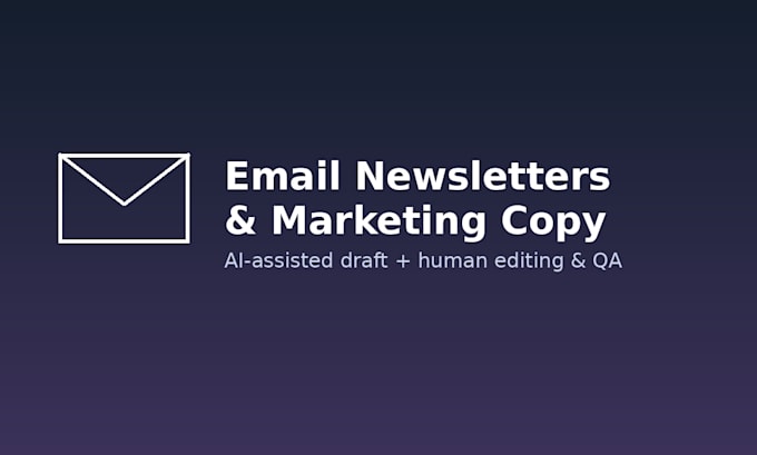 write engaging email newsletters and marketing email copy