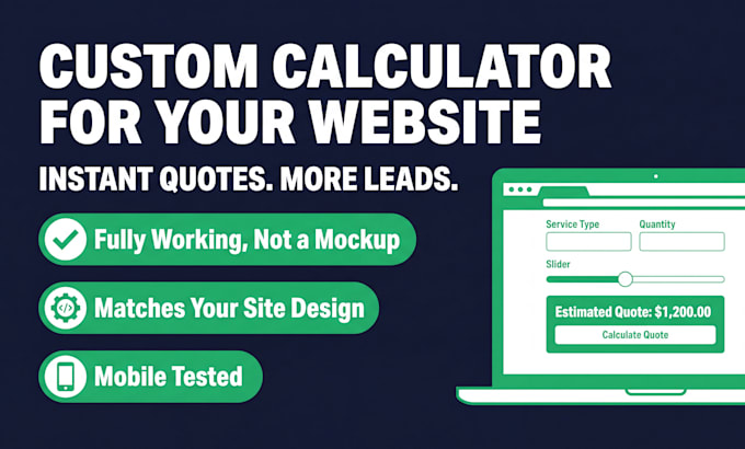 build a custom calculator tool for your website