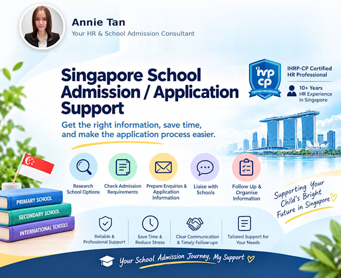 provide singapore school admission and application support