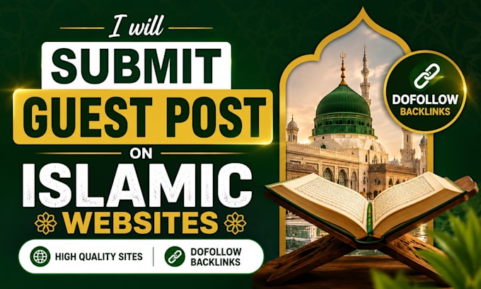 submit guest post on islamic websites with dofollow backlinks