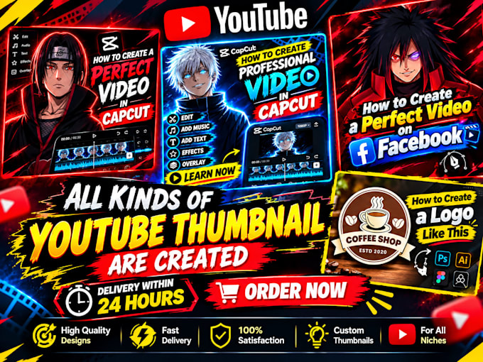design viral youtube thumbnail for gaming and vlog