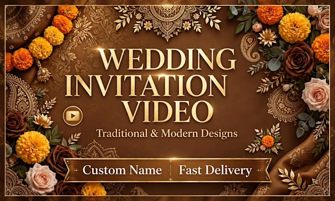 create a beautiful wedding invitation video