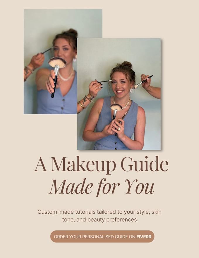 create a personalized makeup tutorial