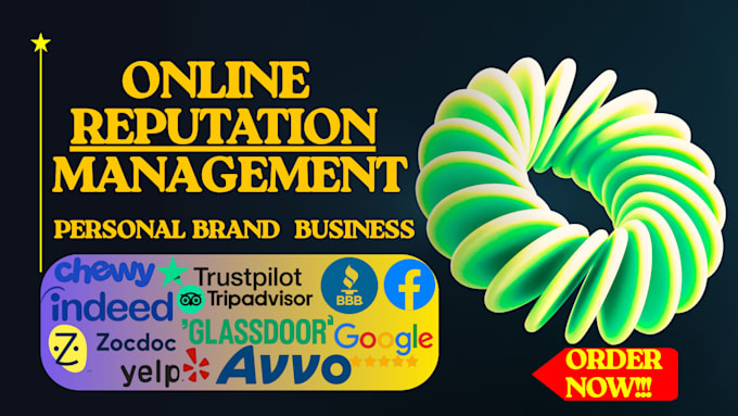 do ORM, online reputation management and brand reputation management