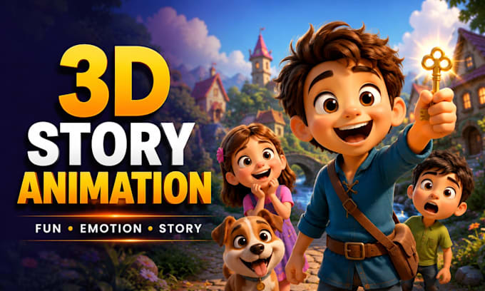 create 3d ai cartoon animation videos