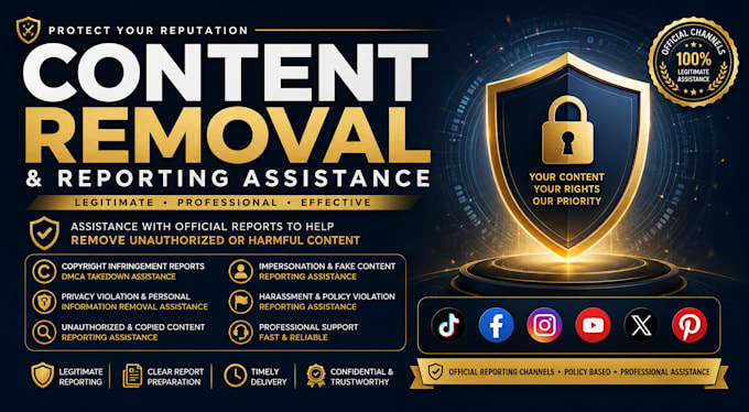 report unauthorized or harmful online content from internet