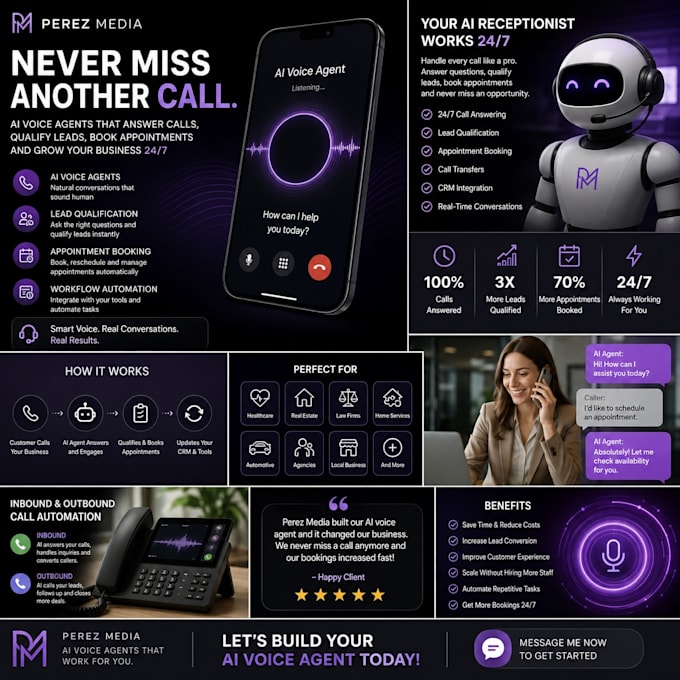 create ai voice agents, ai calling automation