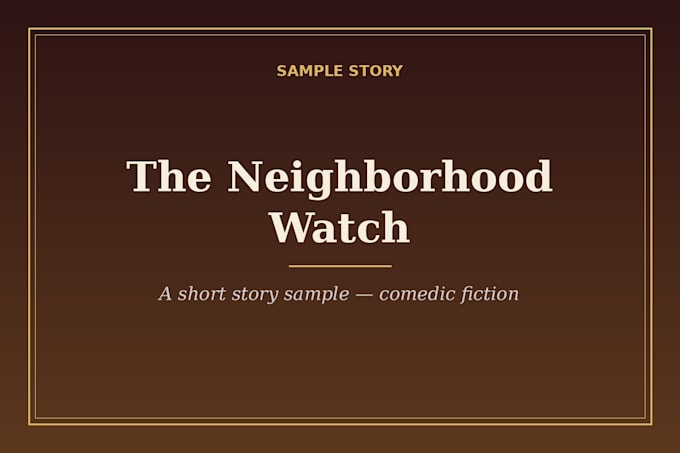 write a custom short story for you