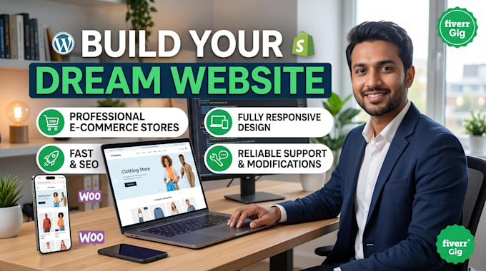 develop a responsive e commerce website for your business