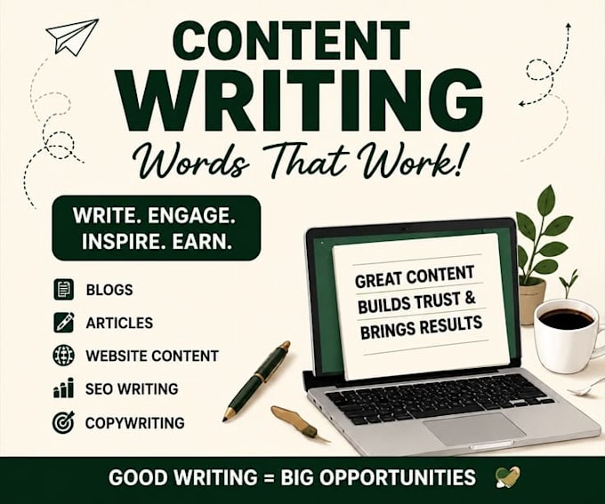 write articles engaging stories and scripts