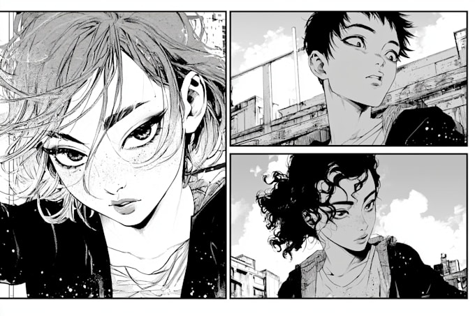 create dynamic anime and manga illustrations