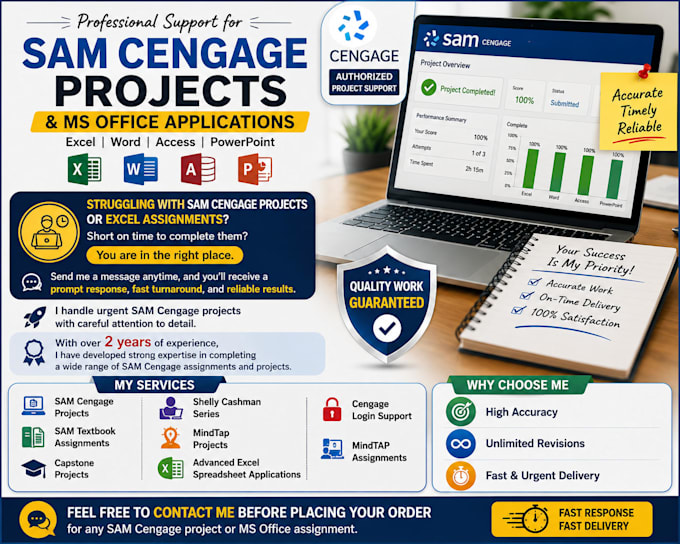 do your ms office related projects and tasks