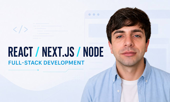 build modern full stack web apps with react next js and node