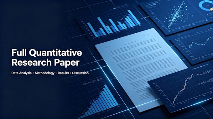 do complete online research for a quantitative research type
