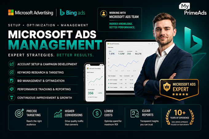 setup, manage and optimize your bing ads account