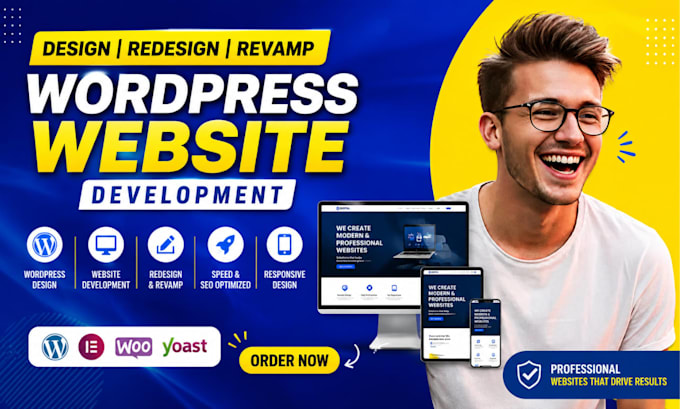 design redesign wordpress website development, revamp wordpress website design