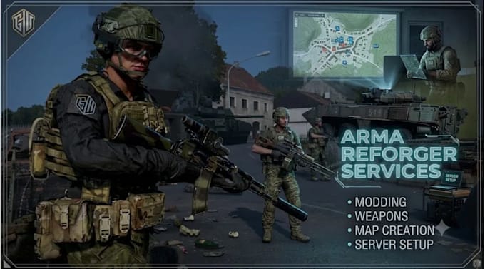 do arma reforger server setup, arma reforger weapons, map creation, arma mod