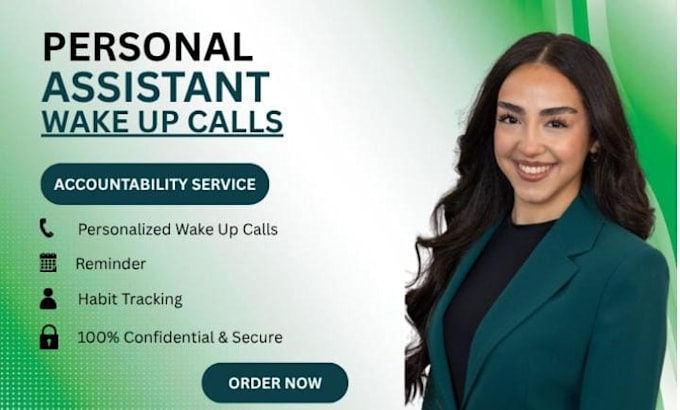 be your personal wake up call and accountability assistant