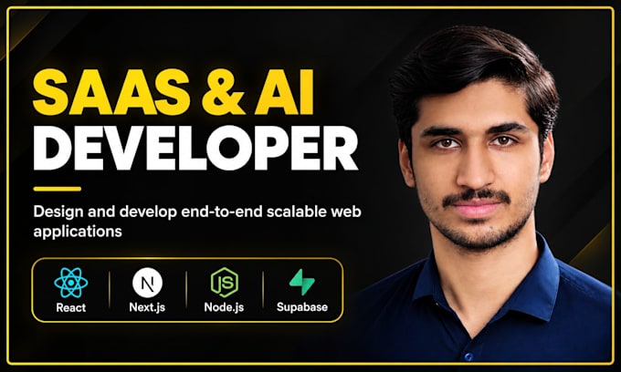 build your saas mvp with react nextjs nodejs and supabase