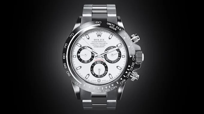 realistic 3d watch animation and product rendering, 3d watch rendering