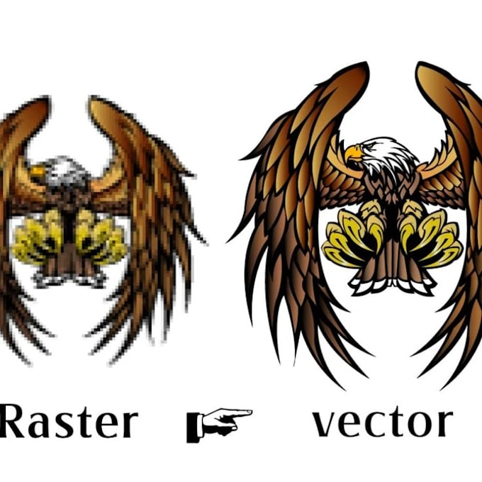 vector trace and recreate your design for dtf printing