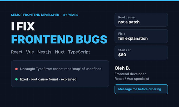 fix bugs and errors on your wordpress, shopify or react website