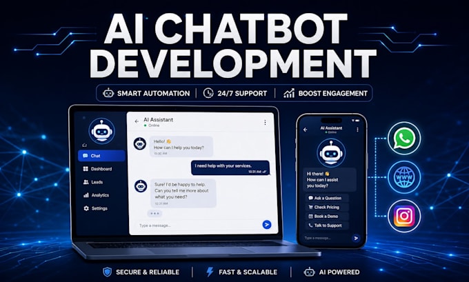 create an ai gpt chatbot for whatsapp, website or instagram
