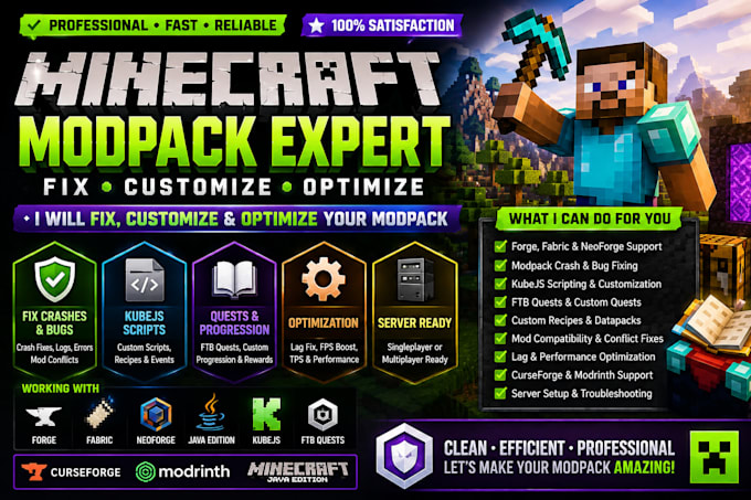fix minecraft forge modpack quest bugs create cc5 blender 3d game kubejs script